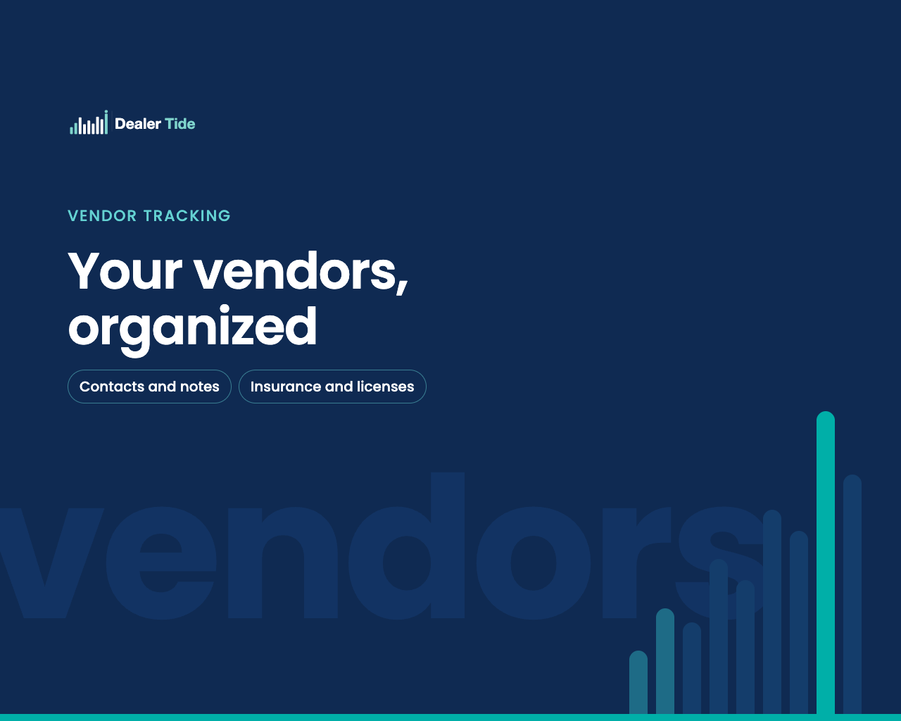 Vendor Tracking